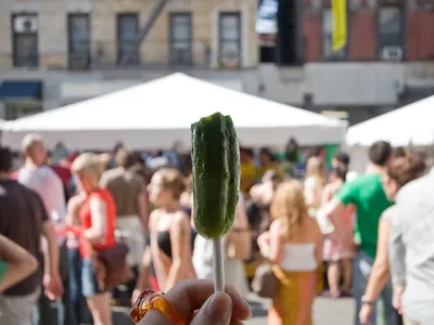 The curious snack has definitely joined the ranks of food-on-a-stick favorites, including corn dogs, candied apples and deep-fried Snickers.