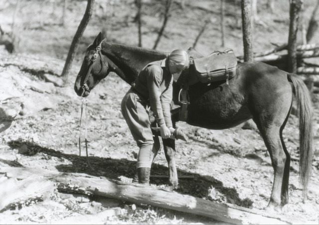 Courier Susan Adams Bissell in 1932