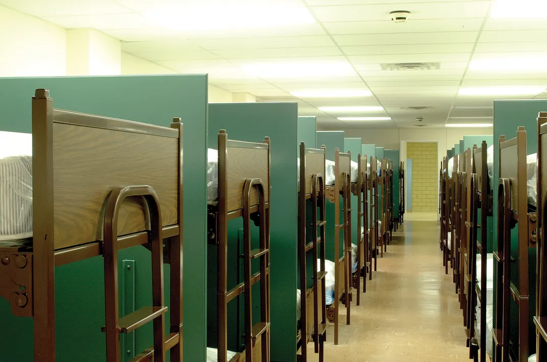 Bunk beds in the Greenbrier bunker