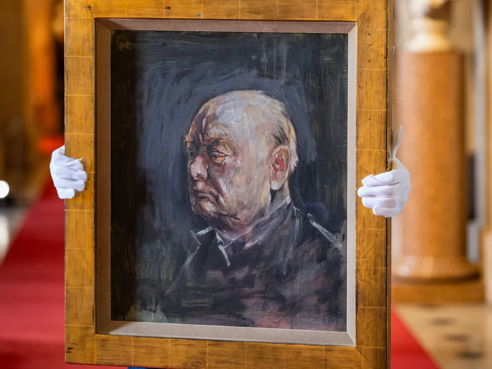 Portrait of Churchill